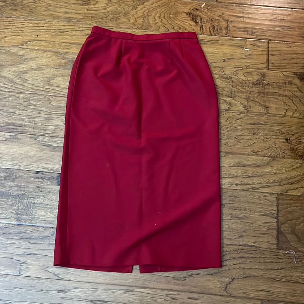Vintage Alfred Dunner Red Pencil skirt